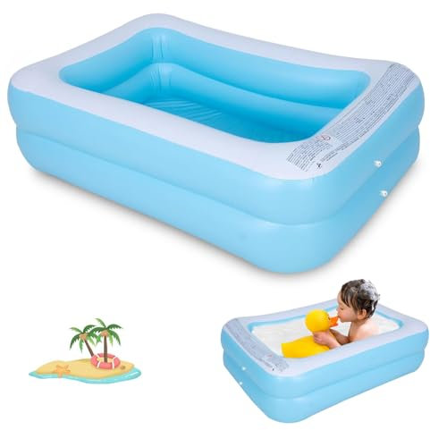 Aufblasbares Planschbecken,Kinderpool Babypool,Aufblasbarer Kinderpool,Schwimmbecken,Aufblasbare Pool,Planschbecken für Kinder,Kinder Planschbecken,Tragbare Badewanne,Swimmingpool