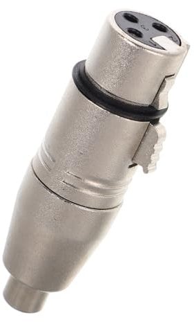SUPVOX Xlr to Rca Female Socket Audio Adapter Xlr to Rca Adapter Audio Equipment Connector