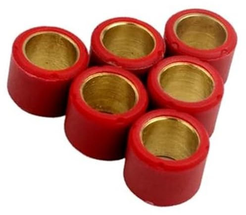 Pexorin Jeu de Rouleaux de variateur for Scooter 16x13 mm 50 CC 4 Temps, for Django Kisbee V-Clic Disponible en Poids de 4 g à 7 g Poids des Galets de variateur de Scooter(Black 16x13mm 7g)