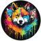 Wolf 1000 Stück Jigsaw Puzzles Farbenfrohes Für Erwachsene Und Kinder 1000pcs (67.5x67.5cm)