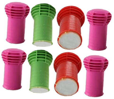 ORFOFE 8pcs Multi-use Rust Removers Wok Scrubber Cleaning Tools Compact Kitchen Household Small Brush for Efficient Dirt and Rust Removal Random Color