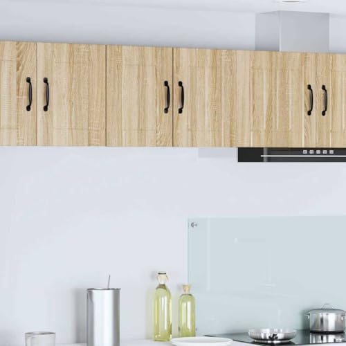 QJBSAVVA Küchenschrank 2er Set Sonoma-Eiche 30 x 31 x 40 cm Holzwerkstoff Modernes Design Robust und Langlebig als Küchenunterschrank oder Mehrzweckschrank für Küche Wohnzimmer Büro