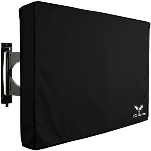 Mehomei Funda para Televisor de Exterior Protector Universal Impermeable para 46- 48 LCD LED Televisor, Protector de Pantalla para TV de Exterior