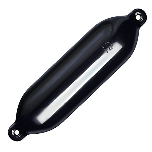 DAN FENDER danf Ender Light Barca Fender – per Piccole e Medie Barche, Nero, 520 L (Ø 135 mm x 540 mm)