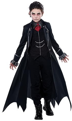California Costumes Boy's Gothic Vampire Costume Medium Black/Wine