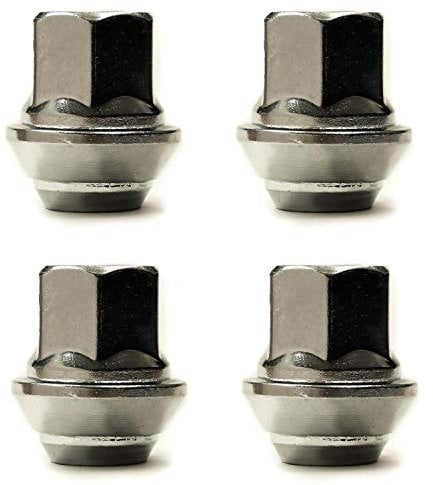 UKB4C Set of 4 Replacement Wheel Nuts M12 x 1.5 With Washer Alloy Wheels Only