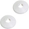 2 x Talon Pipe Covers/Collars for Pipes - The Quick Way to Tidy Pipework (White, 15mm)