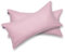 BRIELLE Kissenbezüge aus 100% Baumwolle 40 x 80 cm, Rosa - 2er Set - Biber Baumwoll-Kissenbezüge mit verdecktem Reißverschluss, superweich und pflegeleicht