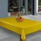 laro Wachstuch-Tischdecke Abwaschbar Garten-Tischdecke Wachstischdecke PVC Plastik-Tischdecken Eckig Meterware Wasserabweisend Abwischbar GAC, Muster:Gelb Metallic, Größe:100x160