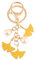 ARFUKA Schlüsselanhänger Ginkgoblatt Perle Anhänger Autoschlüsselanhänger Schlüsselringe Schlüsselbund Taschenanhänger Keychain Weihnachtsgeschenke Geburtstaggeschenke Valentinstaggeschenk