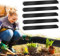 Randaco Rasenkante verzinkt Metall, Flexibel Beeteinfassung 5m 10m 15m 20m 30m 40m 50m 100x15cm Beetumrandung Mähkante Palisade Gartenbeet, Schwarz (Länge 10m - Höhe 15cm)