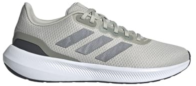adidas Men's Run Falcon 3.0 Shoe, Putty Grey/Iron Metallic/Silver Pebble, 11.5 UK
