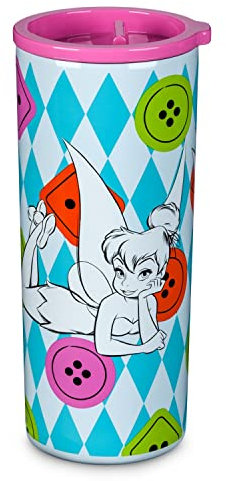 Disney Gobelet de voyage en acier inoxydable Fée Clochette Peter Pan