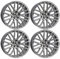 4x MB Design Felgen KV4 8.5Jx18 ET45 5x112 Silber kompatibel mit Ford Galaxy