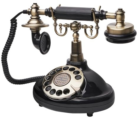 SUYUDD Audio-Gästebuch für Hochzeiten. Nehmen Sie individuelle Audio-Nachrichten auf. Gästebuch. Klassisches Audio-Gästebuch im Retro-Stil. Telefon für Partys, Geburtstage