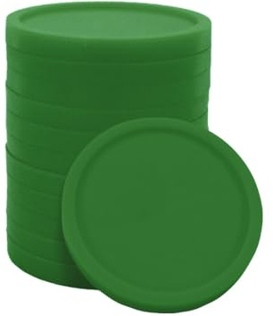CombiCraft Carrello Spesa in plastica Vuoto Misura Moneta € 1 Verde - 100 Pezzi