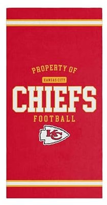 Foco Kansas City Chiefs NFL 2024 Strandtuch Badetuch Handtuch Rot - One-Size