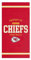 Foco Kansas City Chiefs NFL 2024 Strandtuch Badetuch Handtuch Rot - One-Size