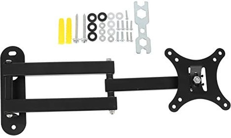 BESTonZON TV-Aufhänger Flexibles TV-Rack Fernsehtisch TV-Halterung universeller TV-Ständer TV-Wandhalterung Monitor-Wandhalterung Flachbildfernseher Wandbehang Gelenkarm rotieren