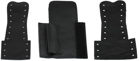 GEWA Leather Specialties Handschutz Posaune - Ledermanschetten - Set aus 3 Teilen mit Schnürverschluss - Passend für Yamaha 448/645