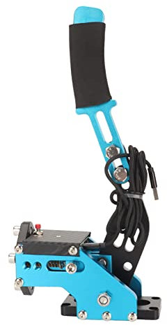 ABBXINT USB-Handbremse, 64-Bit-Plug-and-Play-SIM-Rennspiel-Handbremse Universal 2 in 1 for G29 for T300 /509/13(Color:Blue)