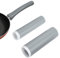 HIENCE 2 Sizes Silicone Pan Handle Covers - Heat Resistant Non-Slip Handle Sleeves for Cast Iron Skillets, Metal Frying Pans, Kitchen Cooking Accessories, Grey