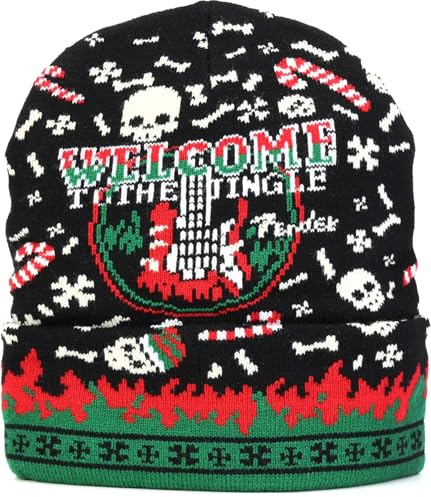 Fender Ugly Christmas Beanie, 1 Size, Gitarren- und Musikgeschenk, ideal als kleines Mitbringsel