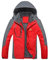 Jacke aus Polyester, einlagig, Wanderhemd, Herrenhemd, rot, 6XL