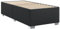 vidaXL Bettgestell, Bettrahmen mit Lattenrost, Polsterbett Bett für Schlafzimmer, Einzelbett Schlafzimmerbett, Schwarz 90x200cm Kunstleder