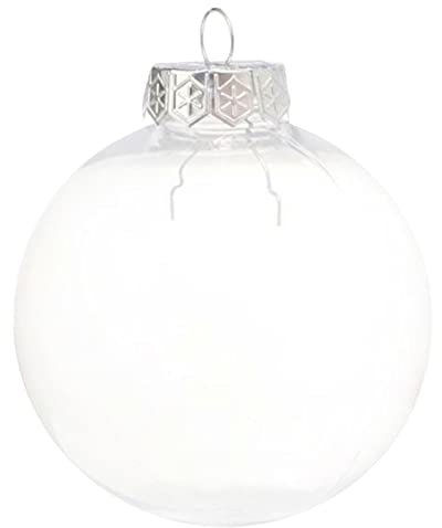 Weihnachten Transparenter Kunststoff Kann mit Weihnachtsbaumschmuck befüllt werden, 12 Stück Weihnachtsschmuck Schwingender Pinguin für Auto (A, Einheitsgröße)