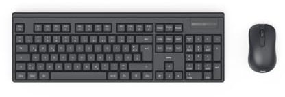 Hama WKM-100 Wireless Keyboard with Mouse, Wireless, Batteries, QWERTY UK, black