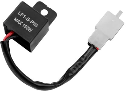 SRLWMYI LED Blinker Relais 12V Universal Motorrad Blinker Relais 2 Poliger (12V 150W)