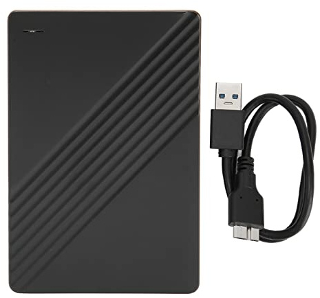 Disco rigido esterno da 2,5 pollici, disco rigido esterno USB 3.0 ultra sottile, HDD portatile compatibile con Win7 Win8 Win10 Vista XP, for OS 8.X e versioni successive. Plug and Play, 5 Gbps (2 TB)