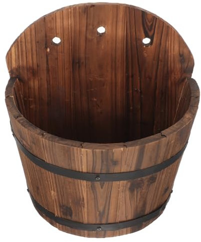 Toyvian Estante para Macetas De Pared Maceta De Madera para Pared Cubo Decorativo para Plantas