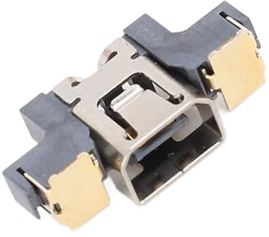 Yosoo Health Gear Reemplazo del Puerto de Carga para 3DS 3DS XL, Pieza de Reparación del Zócalo del Conector del Cargador de Metal para Solucionar Problemas de Carga