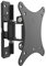 RICOO TV Wall Bracket Mount Tilt & Swivel S7611 Universal Monitor Mounting Holder Arm also for Curved 4K LCD LED Television / 13-27 Inch VESA 50x50 100x100 Black