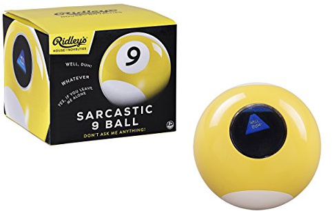 Ridley's | Sarcastic 9 Ball | Novelty Toys | Perfect After Dinner Entertainment