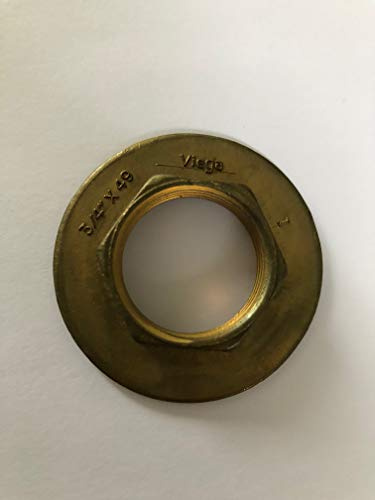 Gegenmutter 3/4 Flanschdurchmesser 49mm Viega 9941 Messing blank