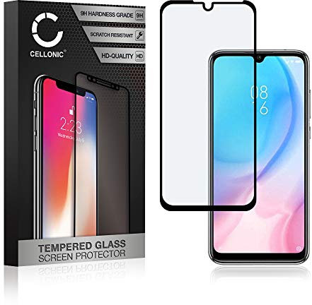 CELLONIC Vetro temperato 9H Compatibile con Xiaomi Mi A3 (3D Full Cover 9H, Screen Protector Glass Pellicola Protettiva per Telefono Smartphone