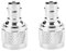 Akozon RF Adapter Anschluss Kits 2 Stück RF Steckverbinder Koaxial Adapter Typ N Stecker auf BNC Buchse HF-Anschluss Koaxialadapter Testkonverter