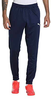 PUMA Unisex Teamrise Poly Training Pants Jogginghose, Peacoat-puma White, XXL EU