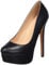 Only maker Damen Plateau High Heels Stiletto Pumps Party Schuhe in Velours Schwarz 41 EU