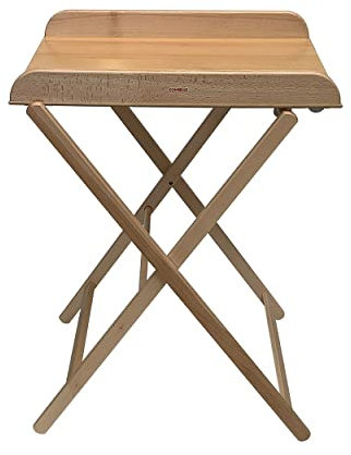 Table à Langer Pliante Jade, Bois Naturel Finition Vernis