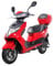 Elektroroller “Eagle Li”, 2000 Watt, 60 km Reichweite, Straßenzulassung, Lithium-Akku, Elektro Roller, E-Roller mit Sitz, Elektro Motorroller, Rot