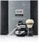 WILKINSON SWORD Barber's Style - The Authentic Collection (Rasierhobel, 5 x Doppelklingen, Rasierpinsel, Rasierseife), Men