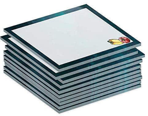 PRICARO Notizblock Veggie, magnetisch, A7, 10 Stück