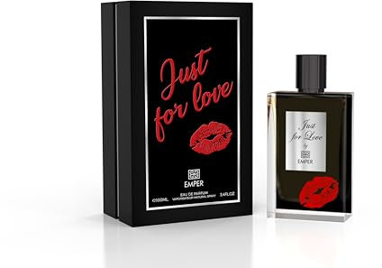 EMPER Just for Love Eau de Parfum 100 ml – Uni-Duft für Männer und Frauen, langanhaltend, elegant, anspruchsvoller Duft, ideal für den täglichen Gebrauch, erfrischendes und fesselndes Dufterlebnis