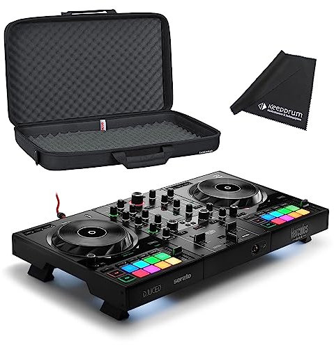 Hercules DJControl Inpulse 500 DJ Controller + tasca Gator + panno in microfibra Keepdrum