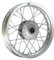 HMParts Alu Felge 12 Zoll vorne Silber Eloxiert Geeignet für fast alle Modelle mit 12 mm Achse Dirt Bike, Pit Bike, XMOTOS, MotoCross