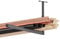 QLS Scaffalatura da soffitto con ganci per scala, kayak, pesca, regolabile, colore nero